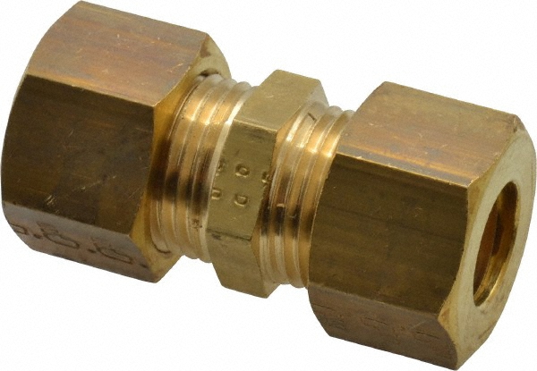 Legris Compression Tube Union: 8 mm Tube OD, Compression x Compression - 0102 08 00