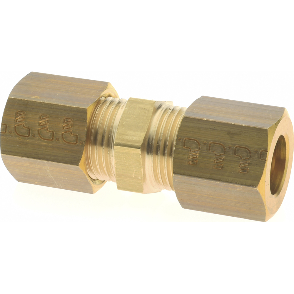 Legris Compression Tube Union: 8 mm Tube OD, Compression x Compression - 0102 08 00