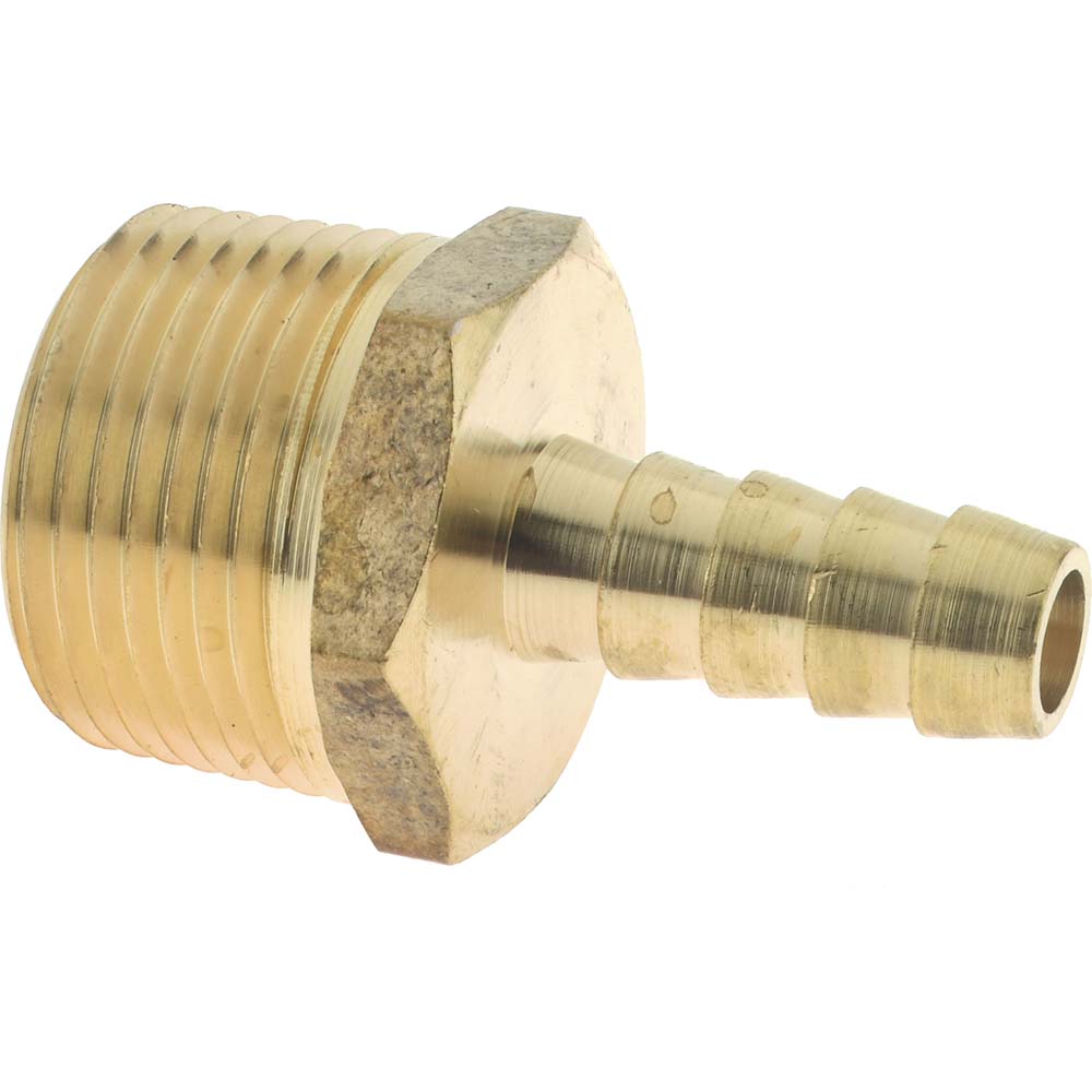 CerroBrass Barbed Hose Fitting: 3/4" x 3/8" ID Hose, Male Connector - 32026