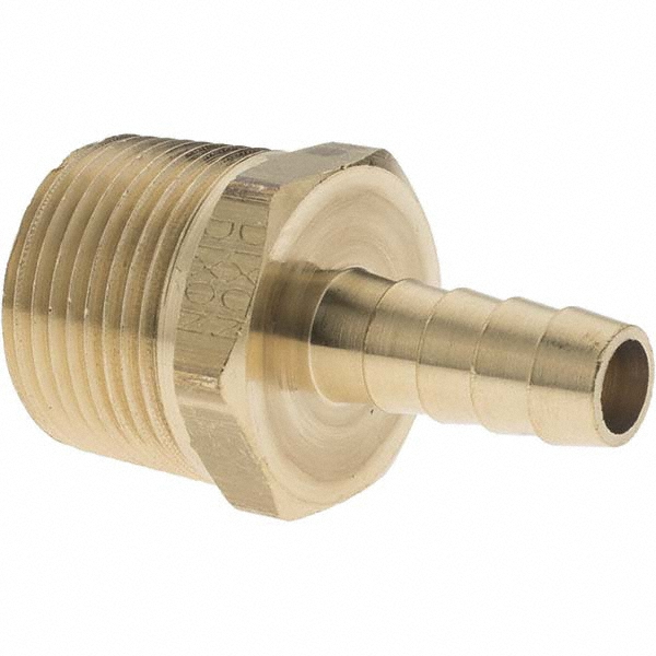CerroBrass Barbed Hose Fitting: 3/4" x 3/8" ID Hose, Male Connector - 32026