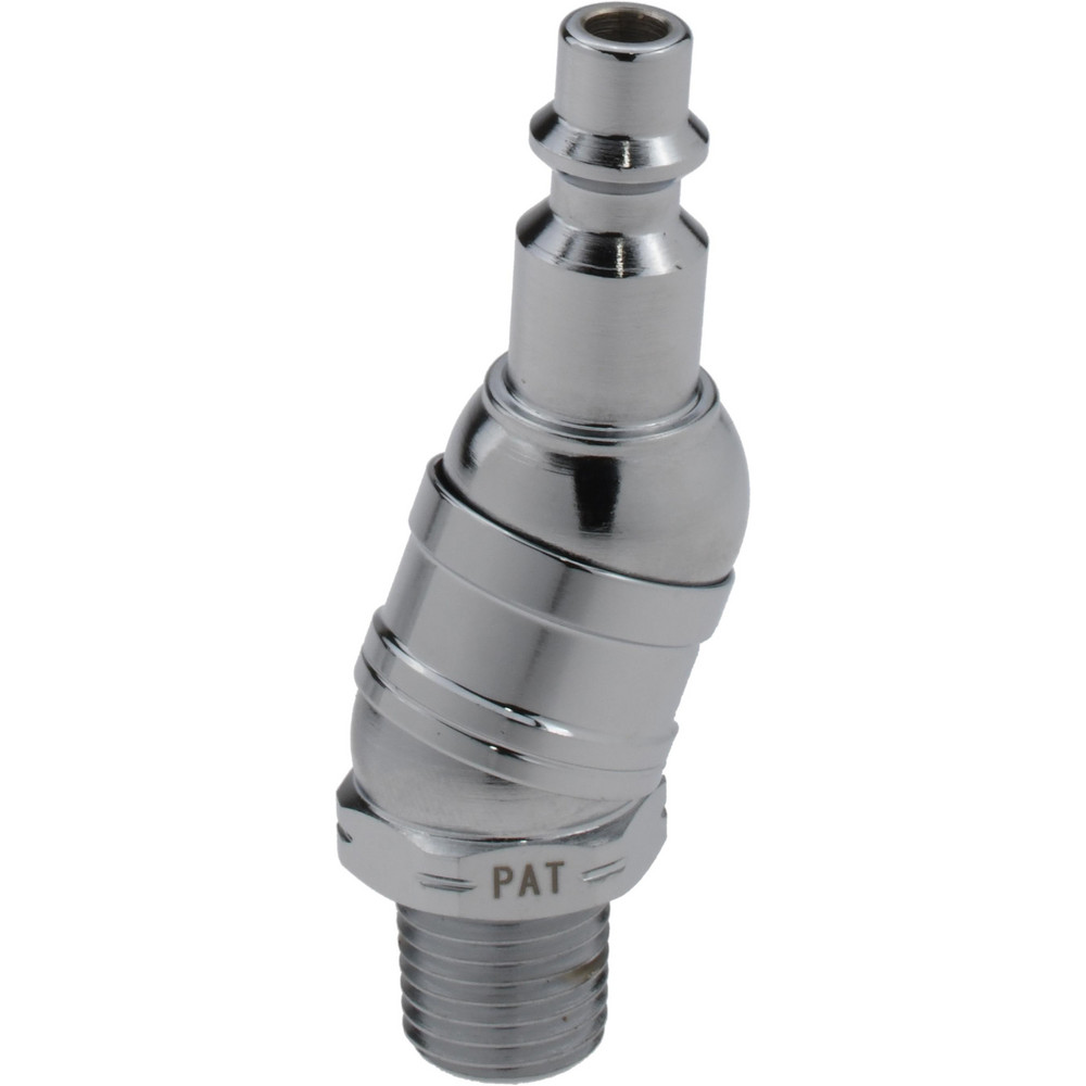 Value Collection Pneumatic Swivel Fitting: 1/4" Male NPT, Industrial Interchange - NFAP-N2M-UA
