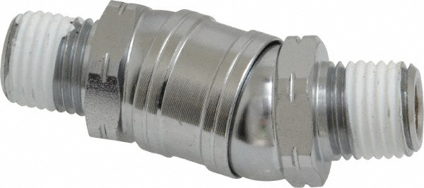 Value Collection Pneumatic Swivel Fitting: 1/4" Male NPT, Industrial Interchange - NFAP-N2M-UA