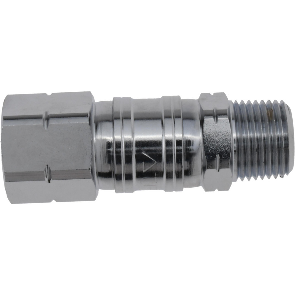 Value Collection Pneumatic Swivel Fitting: 1/4" Male NPT, Industrial Interchange - NFAP-N2M-UA