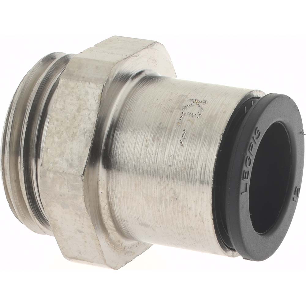 Legris Push-to-Connect Push-to-Connect Fitting: Connector, BSPP, 12.00 mm OD - 3101 12 21
