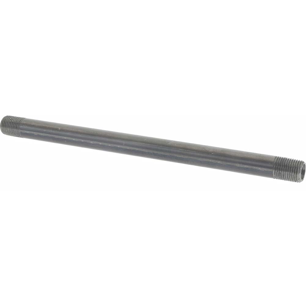 Anvil Black Pipe Nipple: 4" Dia x 6" Long, Schedule 40 - 0330054404