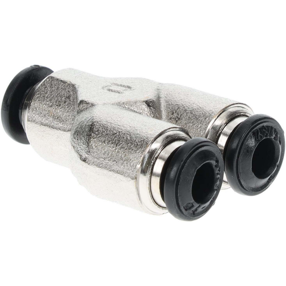 Aignep USA Push-to-Connect Tube x Tube Fitting: Union Y, 4.00 mm OD - 50310N-4