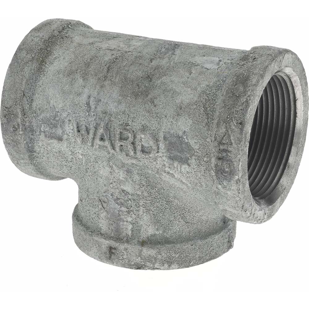 Anvil Galvanized Pipe Nipple: 1-1/2", 60" Long, Schedule 40, Steel - 0331238444