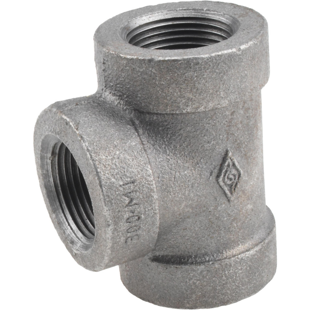 Value Collection Black Pipe Fittings: Tee, 1", Threaded, Malleable Iron - B130 25 300#