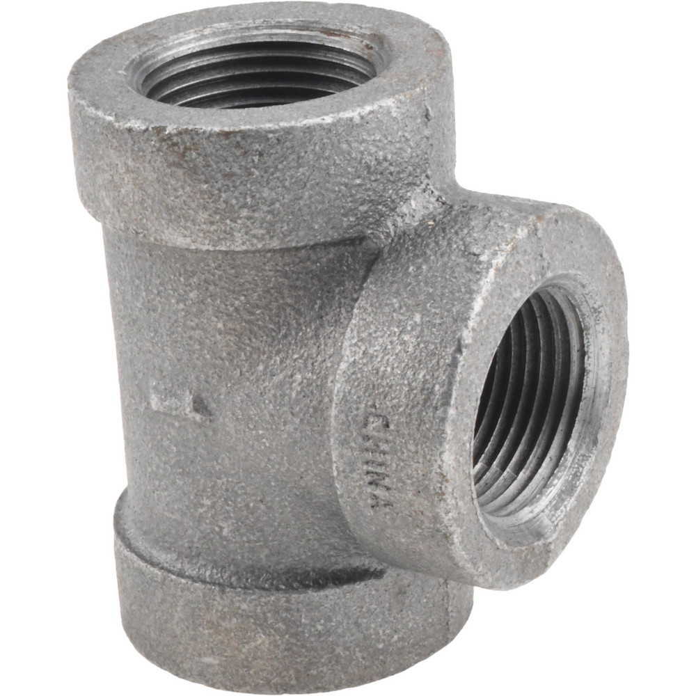 Value Collection Black Pipe Fittings: Tee, 1", Threaded, Malleable Iron - B130 25 300#