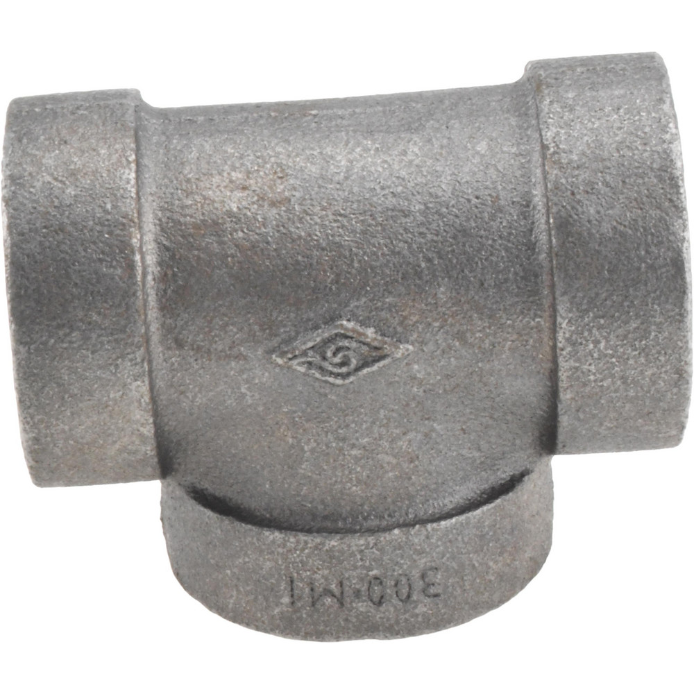 Value Collection Black Pipe Fittings: Tee, 1", Threaded, Malleable Iron - B130 25 300#
