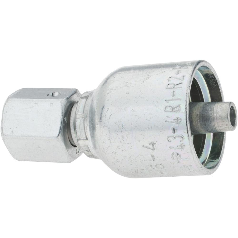 Parker Hydraulic Hose Swivel Fitting: 0.375" ID, 6 mm - PP-00287