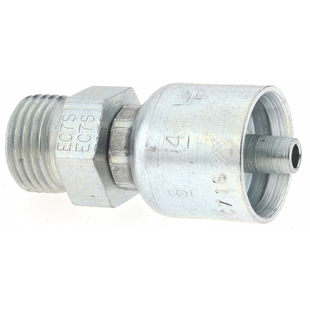 Parker Hydraulic Hose Swivel Fitting: 0.375" ID, 6 mm - PP-00287