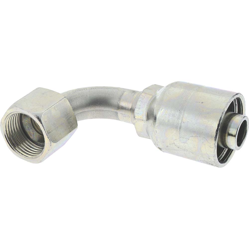 Parker Hydraulic Hose MPT Fitting: 0.5" ID, 8 mm, 3/4-14 - KP81277