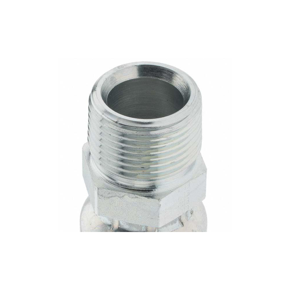 Parker Hydraulic Hose MPT Fitting: 0.5" ID, 8 mm, 3/4-14 - KP81277