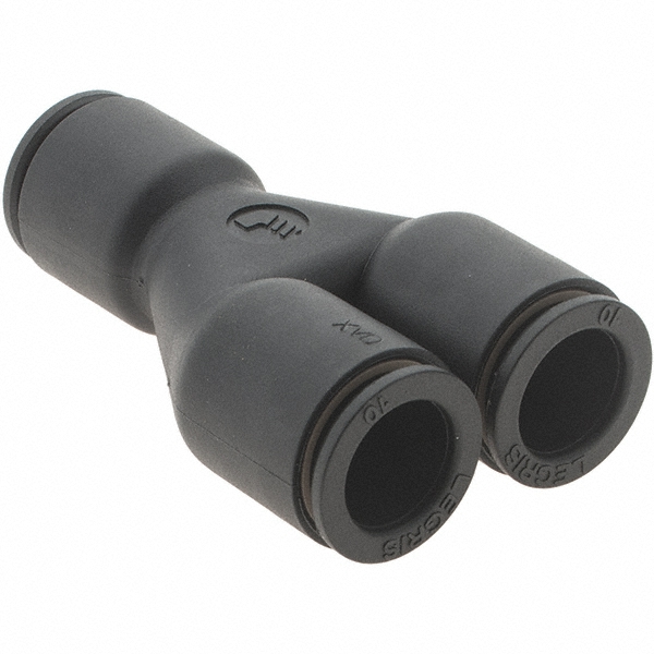 Legris Push-to-Connect Tube x Tube Fitting: Union Y, 1/8" OD - 3140 53 00