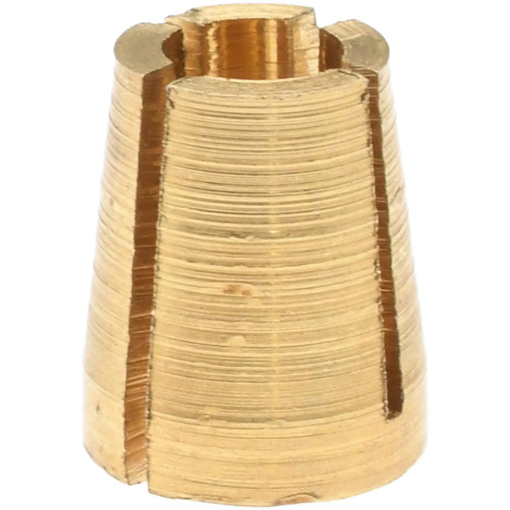 Merit Brass Brass Pipe Nipple: Threaded on Both Ends, 1-1/2" OAL, 1/4" NPT - 2104-150