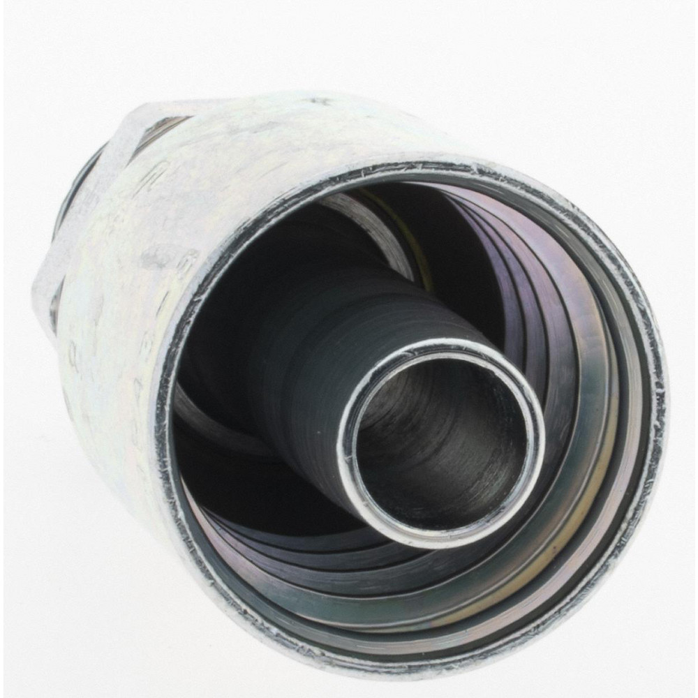 Parker Hydraulic Hose Male Straight Thread O-Ring Fitting: 0.5" ID, 8 mm, 7/8-14 - KP81365