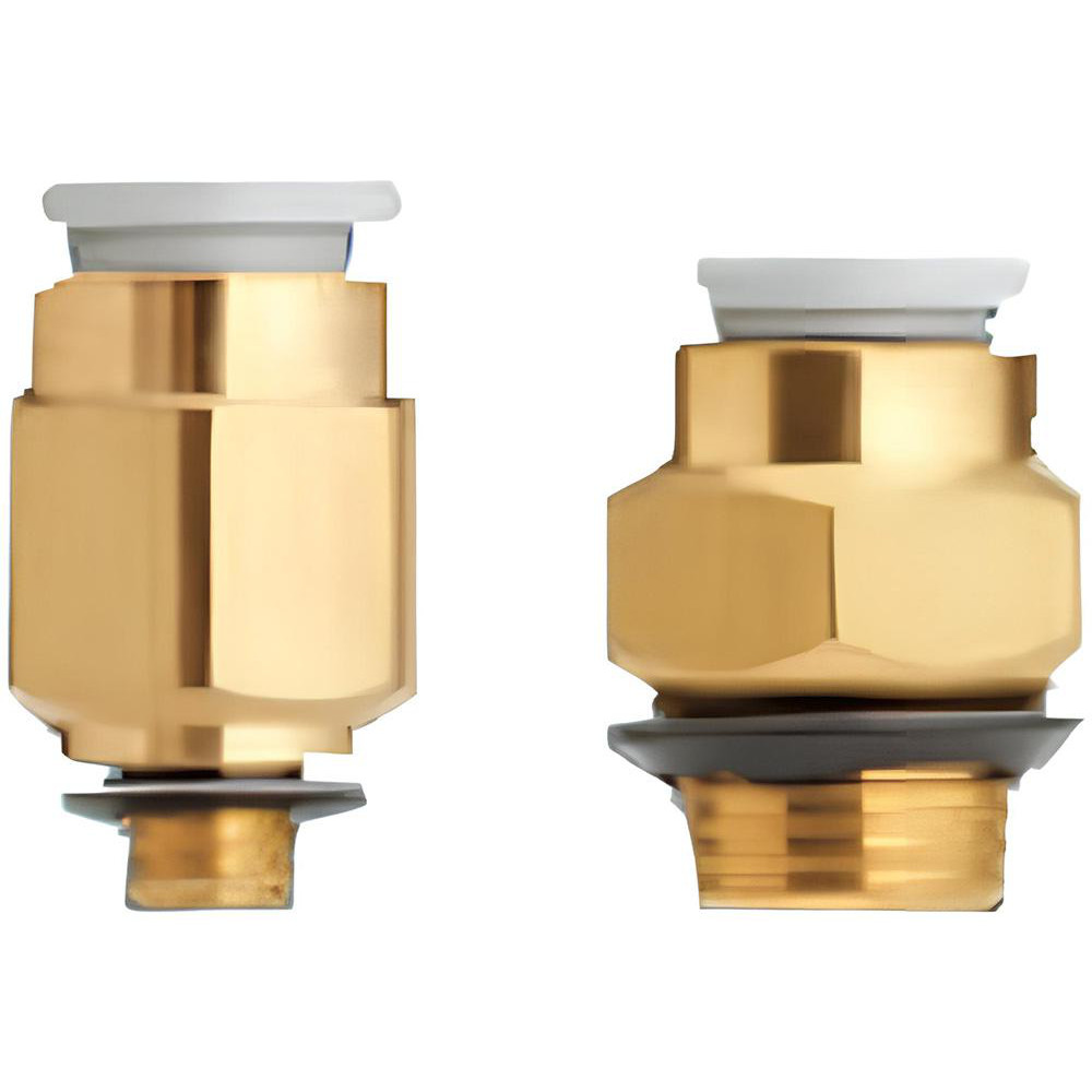 SMC PNEUMATICS Push-to-Connect Push-to-Connect Fitting: Connector, Universal, 12.00 mm OD - KQ2H12-U02A