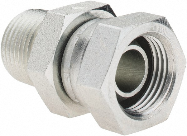 Parker Hydraulic Hose Swivel Fitting: 6 mm, 3/8-19 - KP84363