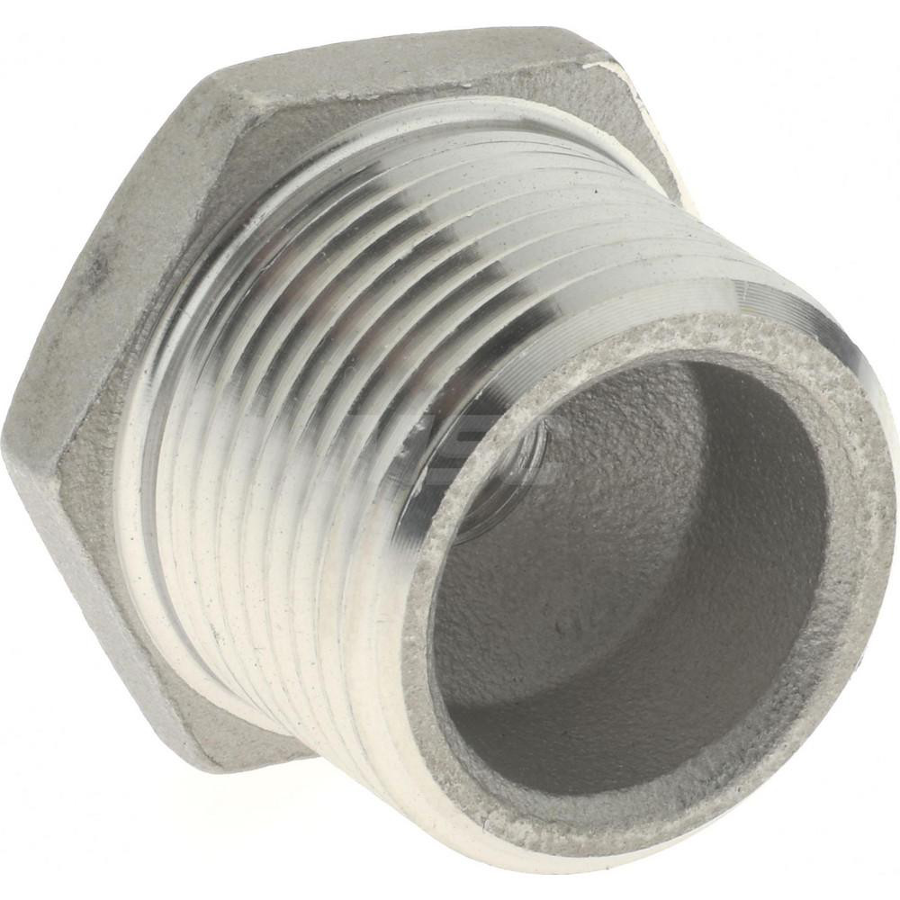 Merit Brass Pipe Bushing: 3/4 x 1/8", 304 Stainless Steel - K414-1202