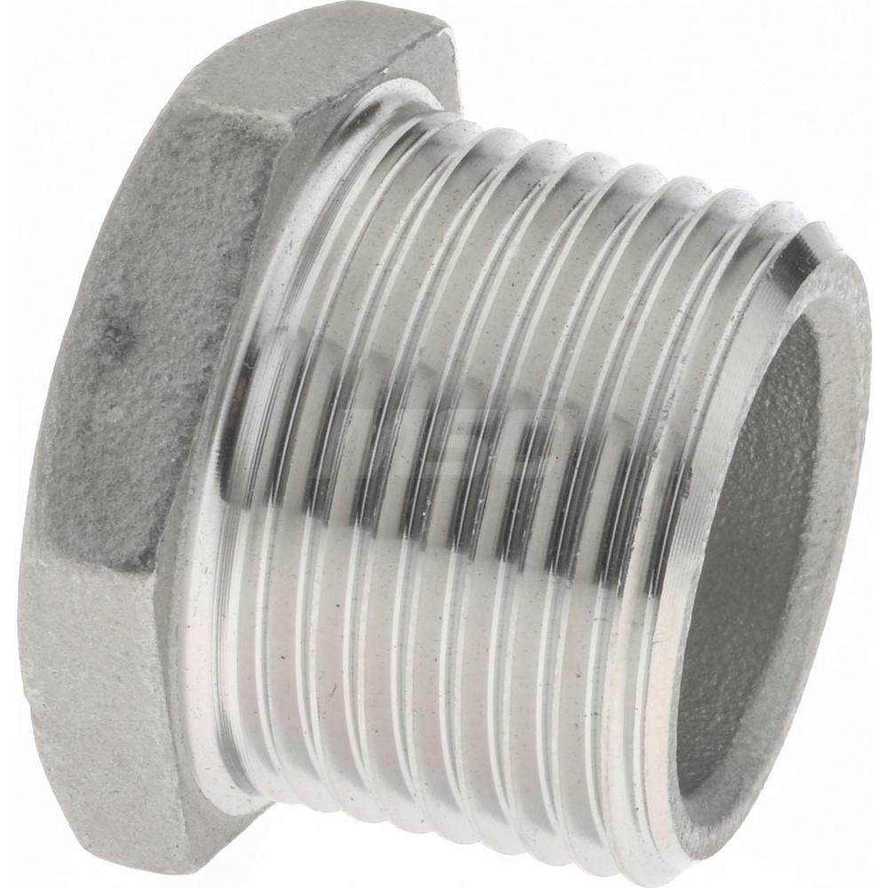 Merit Brass Pipe Bushing: 3/4 x 1/8", 304 Stainless Steel - K414-1202