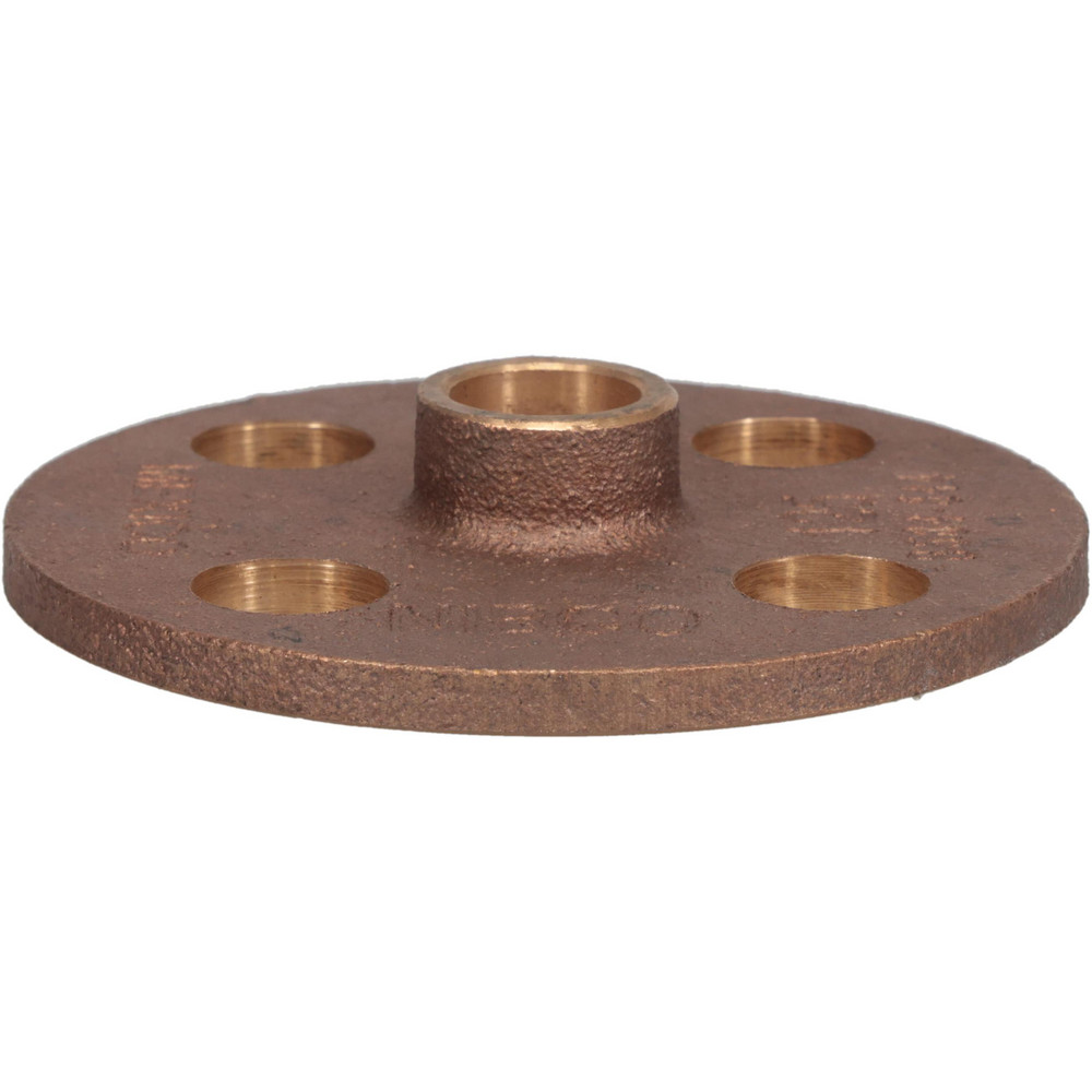 NIBCO 1" Pipe, 4-1/4" OD, Cast Copper Companion Pipe Flange - B495106