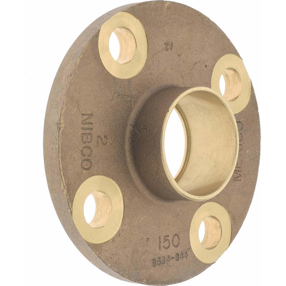 NIBCO 1" Pipe, 4-1/4" OD, Cast Copper Companion Pipe Flange - B495106