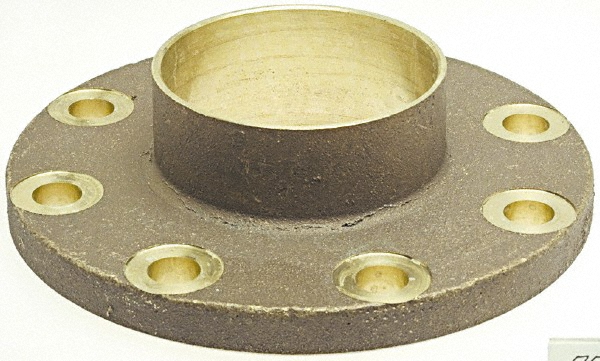 NIBCO 1" Pipe, 4-1/4" OD, Cast Copper Companion Pipe Flange - B495106