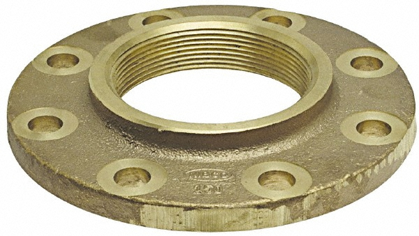NIBCO 1" Pipe, 4-1/4" OD, Cast Copper Companion Pipe Flange - B495106