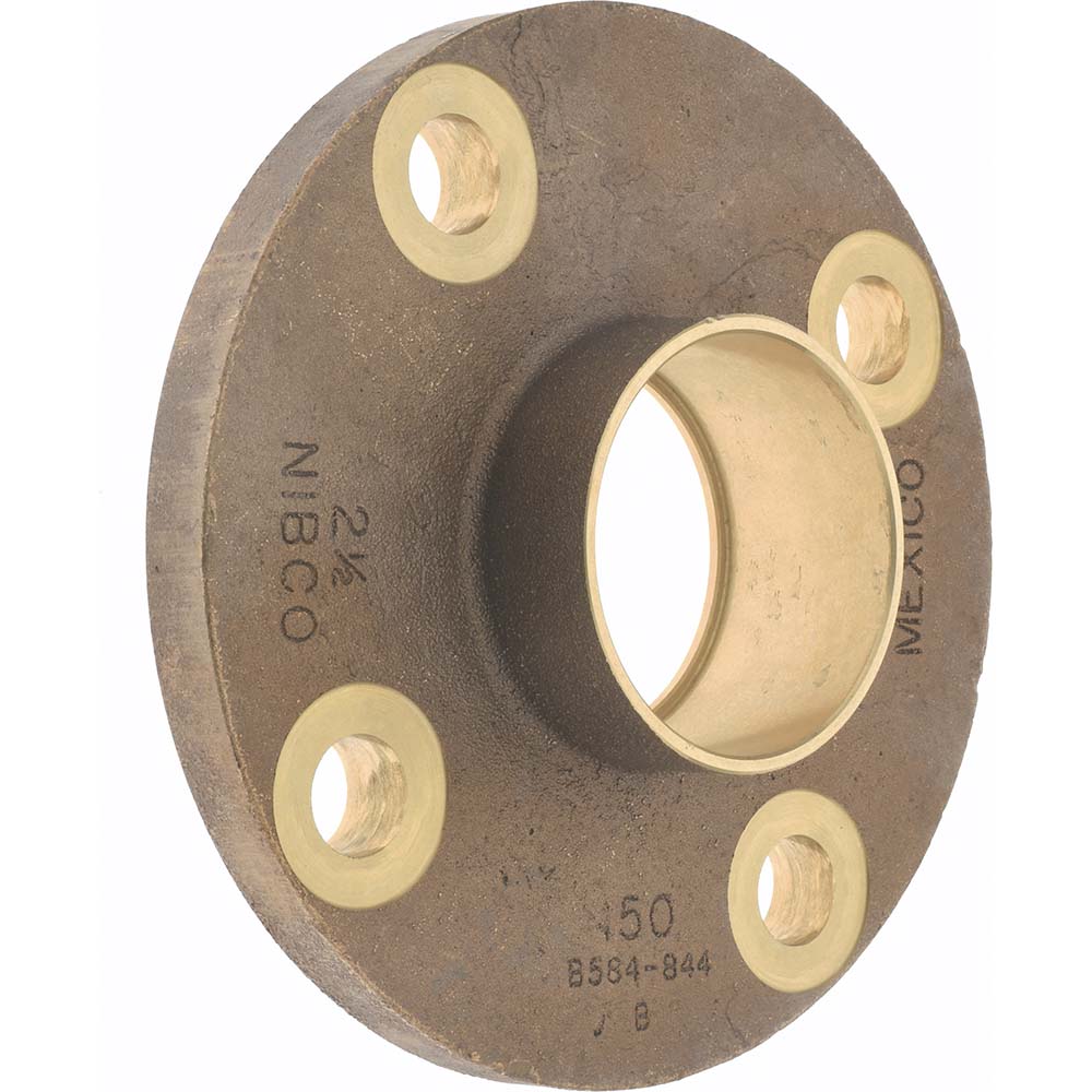 NIBCO 1" Pipe, 4-1/4" OD, Cast Copper Companion Pipe Flange - B495106