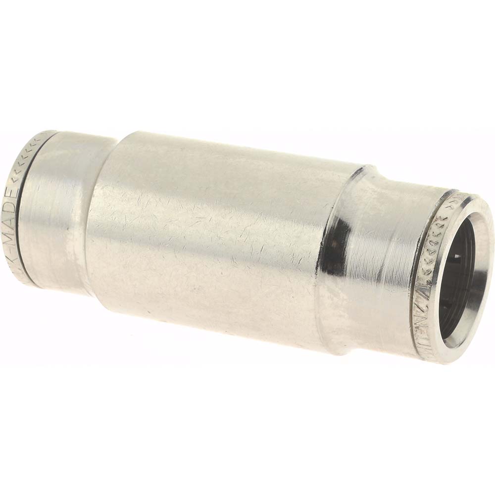 Parker Push-to-Connect Tube x Tube Fitting: Union, 1/2" OD - 12580