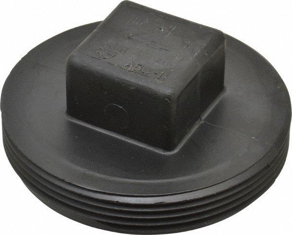NIBCO Drain, Waste & Vent Plug: 2" Fitting, MIPT, Acrylonitrile Butadiene Styrene - I177250