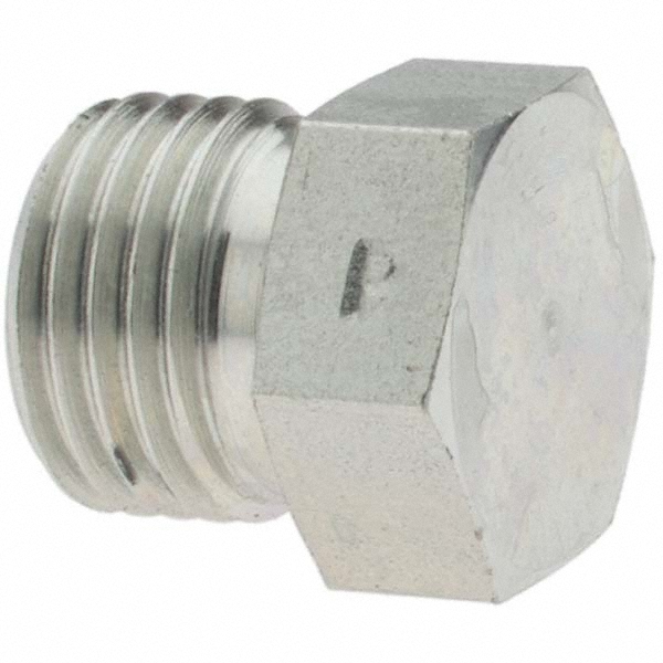 Parker Hydraulic Hose Pipe Plug Fitting: 0.375" OD, 6 mm, 9,200 psi - KP80049