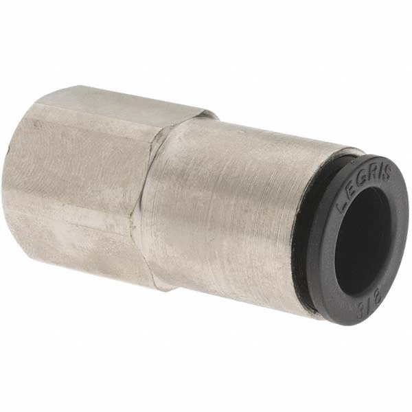 Parker Push-to-Connect Push-to-Connect Fitting: Straight, NPT, 3/8" OD - KP23861