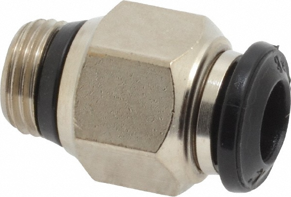 Parker Push-to-Connect Push-to-Connect Fitting: Straight, NPT, 3/8" OD - KP23861