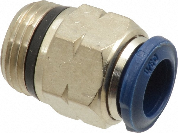 Parker Push-to-Connect Push-to-Connect Fitting: Straight, NPT, 3/8" OD - KP23861