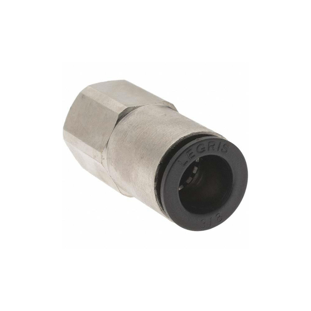 Parker Push-to-Connect Push-to-Connect Fitting: Straight, NPT, 3/8" OD - KP23861