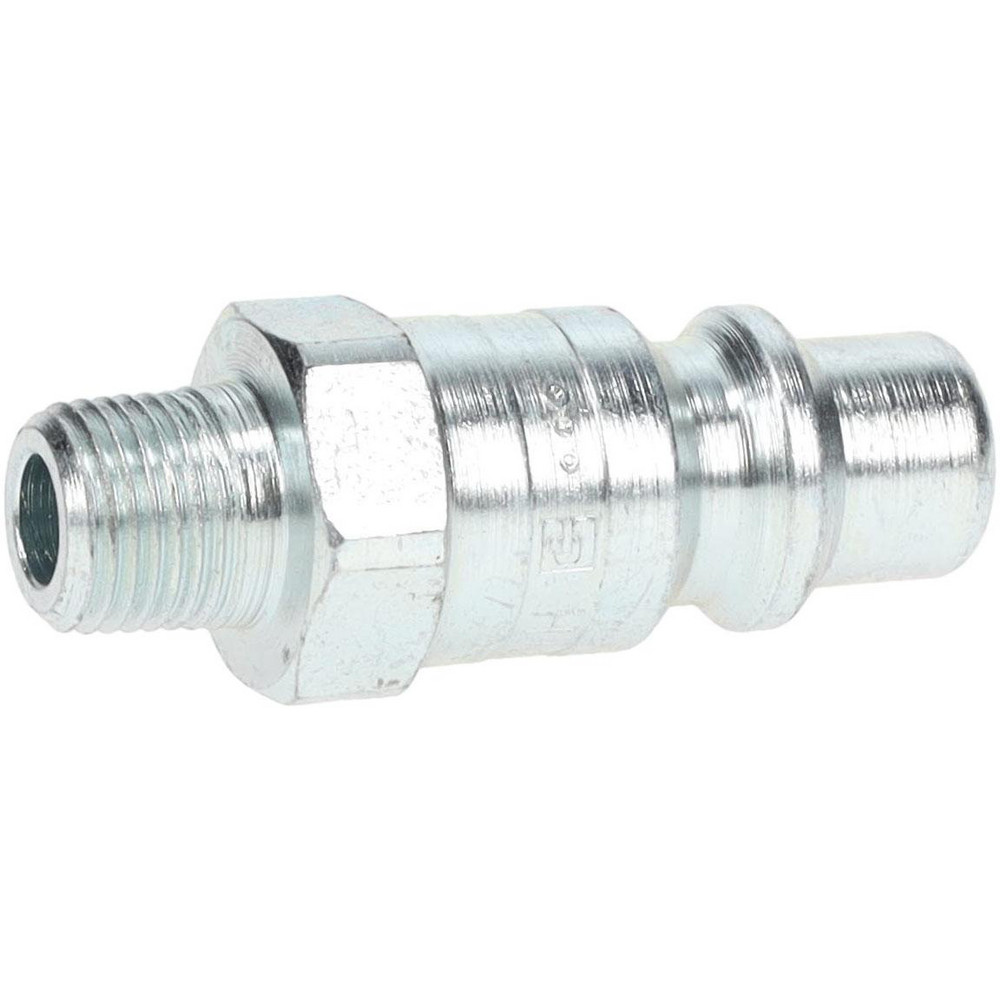 Parker Pneumatic Hose Coupling: 1/8-27, 3/8" Body Dia, Industrial Interchange - H00E