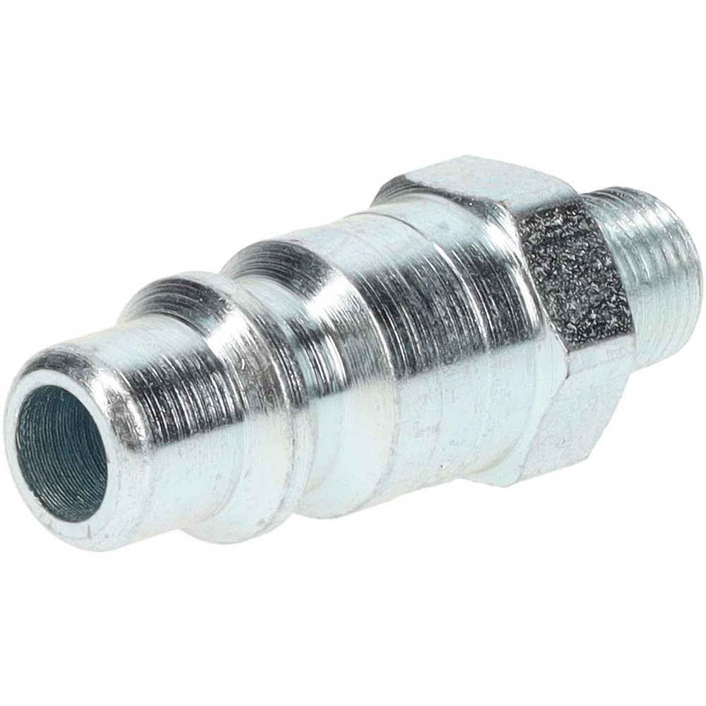 Parker Pneumatic Hose Coupling: 1/8-27, 3/8" Body Dia, Industrial Interchange - H00E