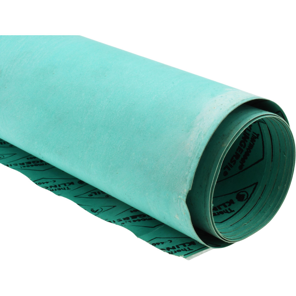 Value Collection Gasket Sheet: 30" OAW, 1/32" Thick, 30" OAL, Green, Aramid - 31945181