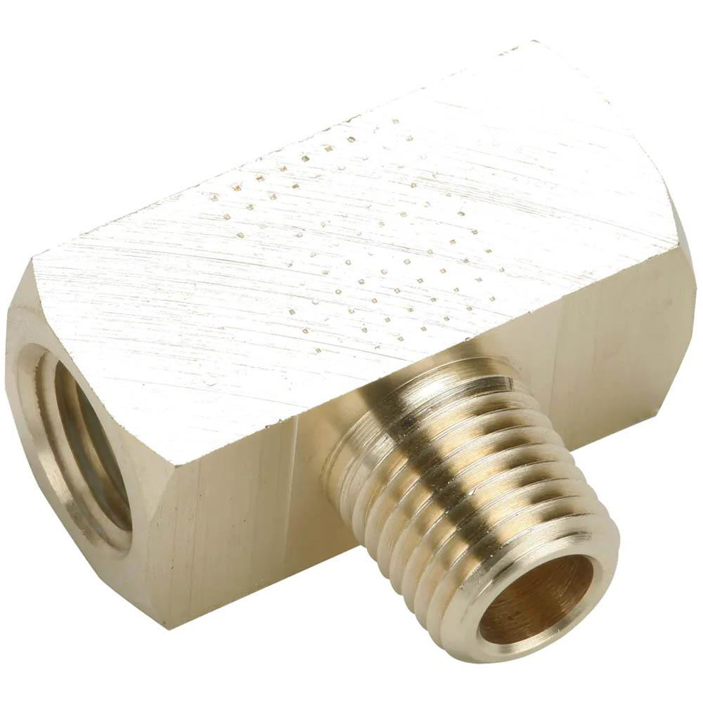 Value Collection Black Pipe Fittings: Tee, 1/8", Threaded, Malleable Iron - 13290G