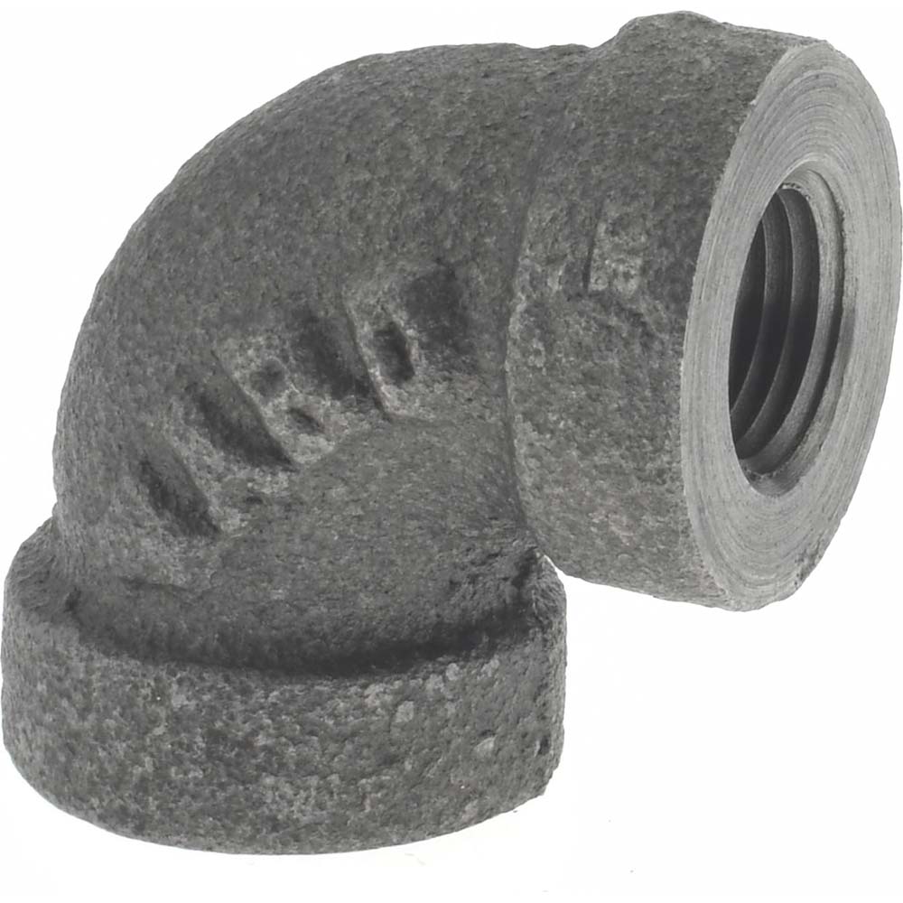 Value Collection Black Pipe Fittings: Tee, 1/8", Threaded, Malleable Iron - 13290G