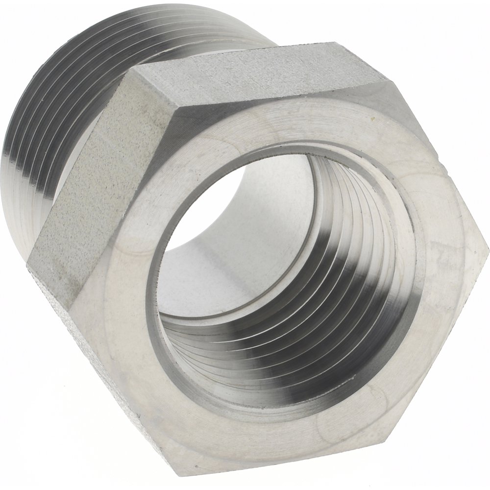 Made in USA Pipe Bushing: 3/4 x 1/2", 316 Stainless Steel - P-3/4 X 1/2-PTR
