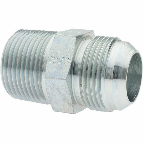 Parker Steel Flared Tube Reducer: 1" OD, 37 deg Flared Angle - PT-00075