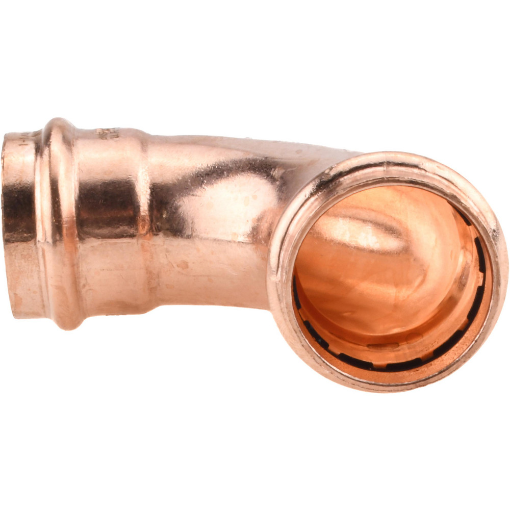 NIBCO Wrot Copper Pipe 90 ° Elbow: 1-1/4" Fitting, P x P, Press Fitting, Lead Free - 9055950PC