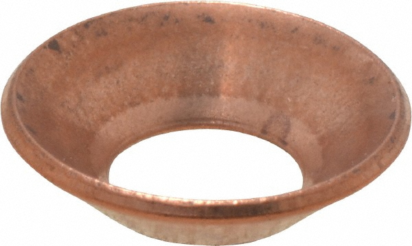 Parker Brass Flared Tube Connector: 3/8 x 1/4" OD, 5/8-18 Thread, 45 deg Flared Angle - 661FHD-6-4