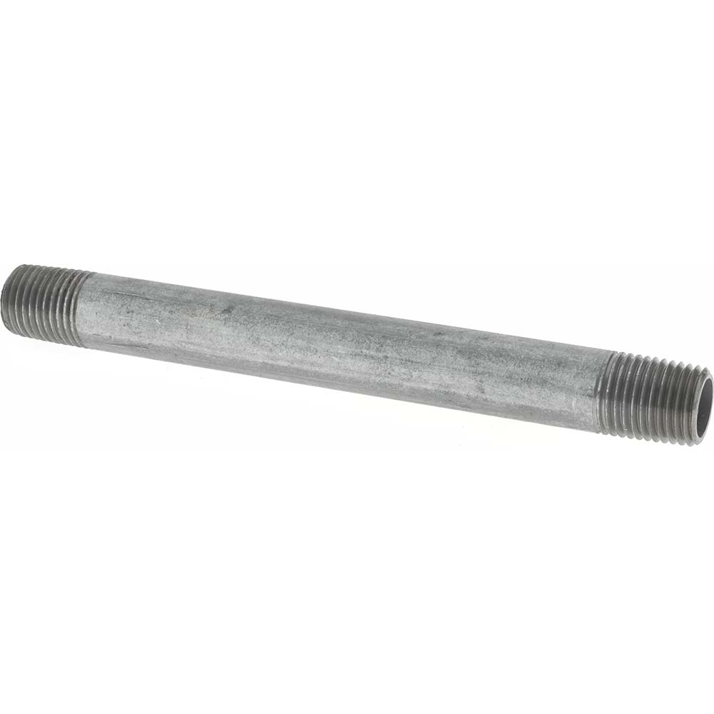 Value Collection Galvanized Pipe Nipple: 1/4", 5" Long, Schedule 40, Steel - NG02050