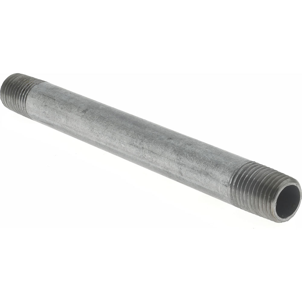 Value Collection Galvanized Pipe Nipple: 1/4", 5" Long, Schedule 40, Steel - NG02050