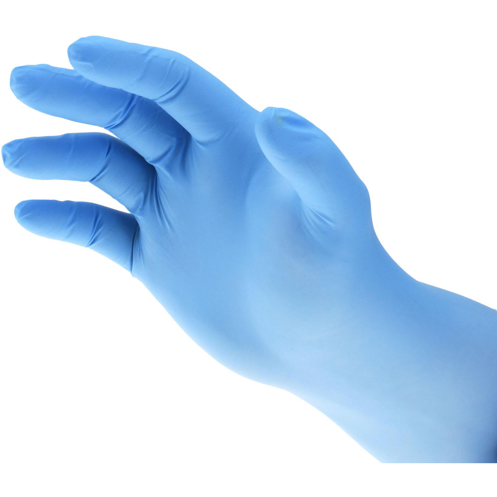 PRO-SAFE Disposable Glove: Size Medium, 5.0 mil, Nitrile, General Purpose Grade, Powder-Free - D5000M