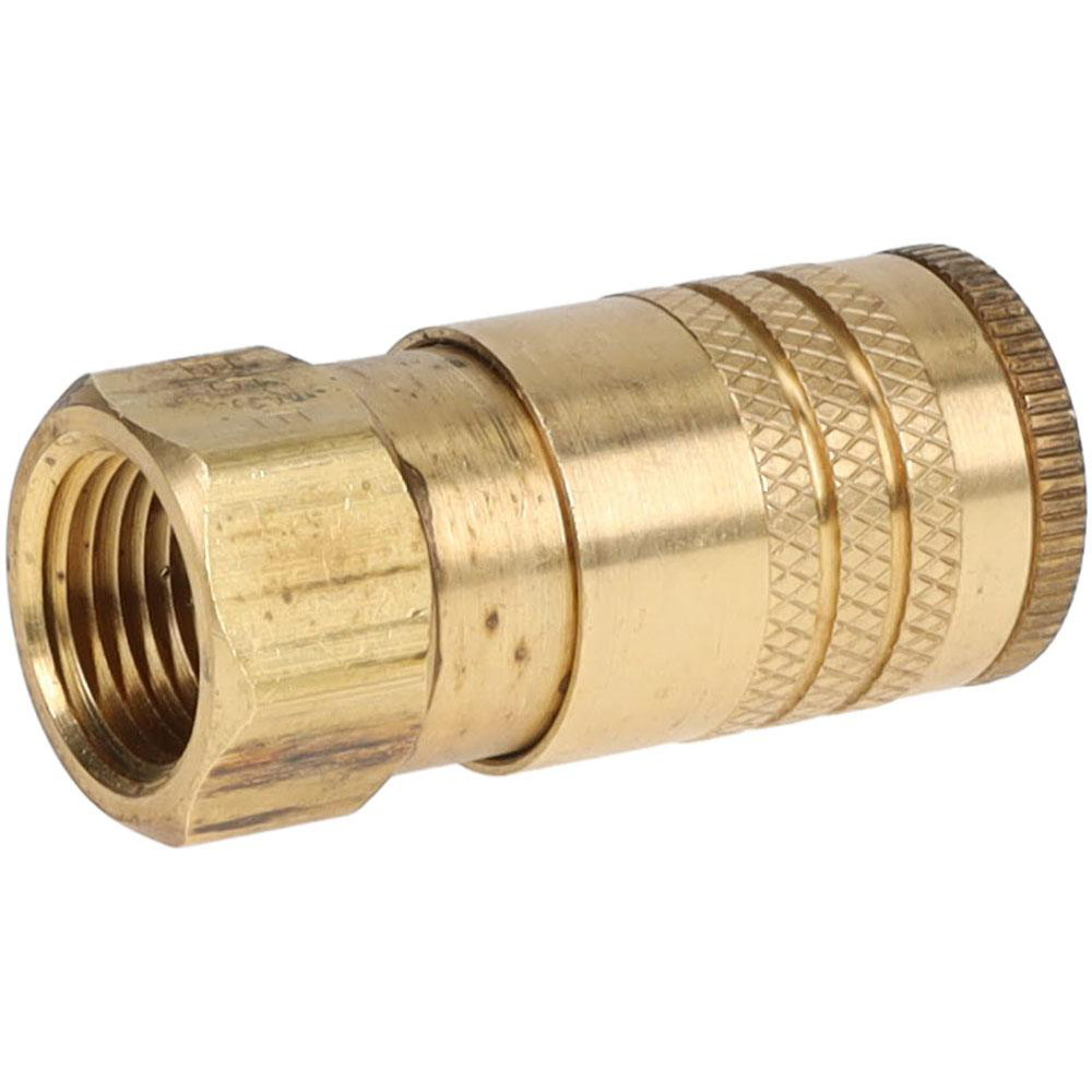 Parker Pneumatic Hose Coupling: 3/8-18, 1/4" Body Dia, ARO Interchange - B53E
